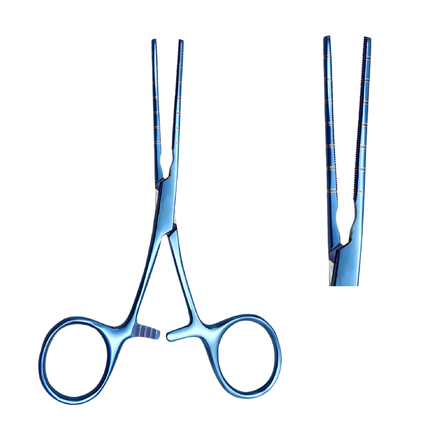 Premium Titanium Atrauma Peripheral Vascular Clamp – 11cm, 2.4mm | Debakey Forceps