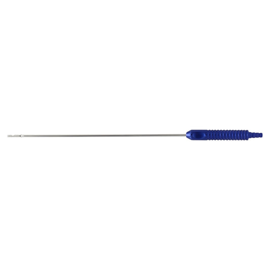 Multi-Hole Liposuction Cannula – 1 Central + 2 Lateral Holes | 4 mm × 30 cm | Blue Handle