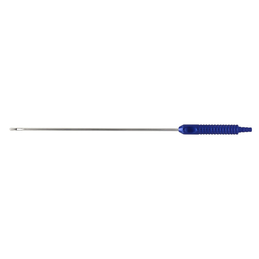 Liposuction Cannula – Three Port (Diagonal Holes), 5 mm × 30 cm | Blue Handle