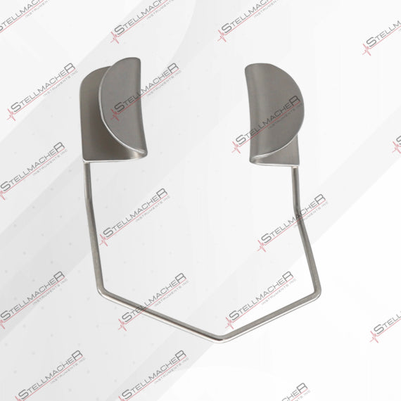 Barraquer Speculum, Solid Blade, 14 mm, angled, temporal Overall Lengt ...