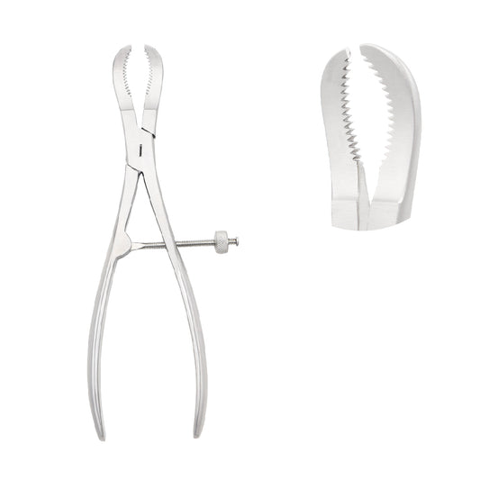 Bone Holding Forceps with Thread Fixation - 24 cm - Stellmacher Instruments inc.