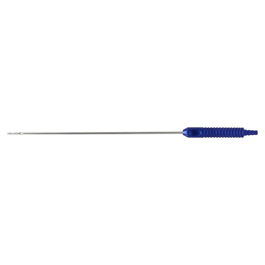 Multi-Hole Liposuction Cannula – 1 Central + 2 Lateral Holes | 4 mm × 30 cm | Blue Handle