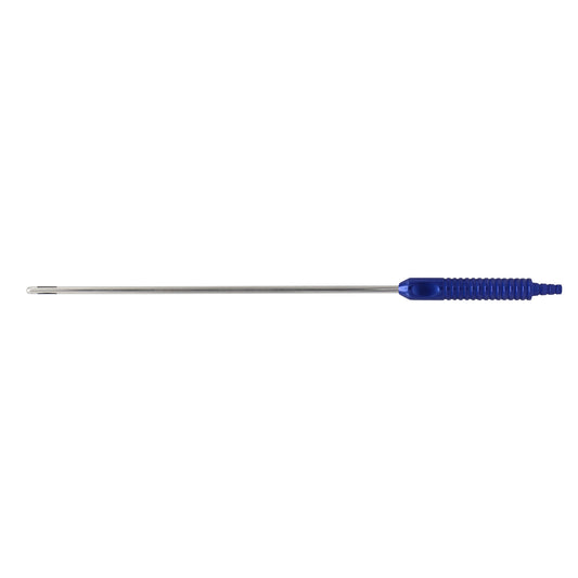 Liposuction Cannula – Three Port (Diagonal Holes), 6 mm × 30 cm | Blue Handle