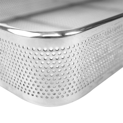Perforated Surgical Instrument Sterilization Tray with Lid – Standard Model