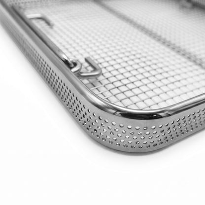 Perforated Surgical Instrument Sterilization Tray with Lid – Standard Model