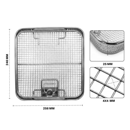 Perforated Surgical Instrument Sterilization Tray with Lid – Standard Model