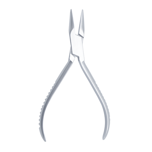Flat Semicircular Snipe Nose Pliers – 150mm | 1.5mm Tip | Precision Lab Tool