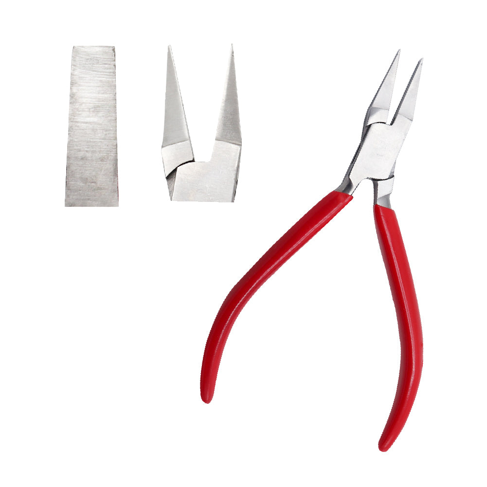 Flat Nose Smooth Jaws Plier - 13cm