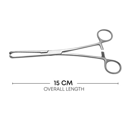 Reusable Allis Tissue Forceps 15cm – Surgical Grasping Clamp