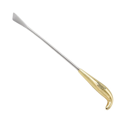 Flap Dissector - Straight, handle gold