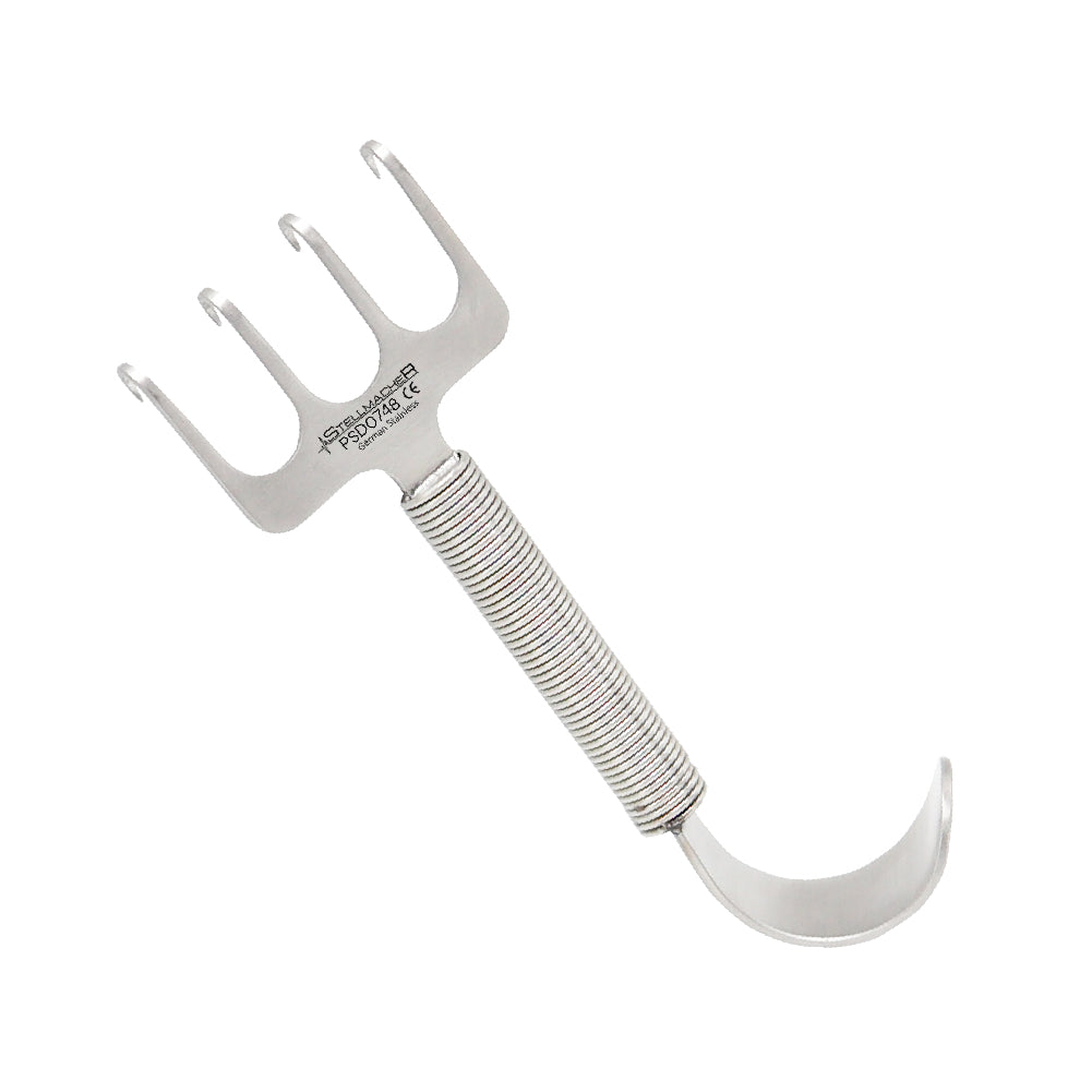 Large Rake Retractor GORNEY RAKE retractor With Spring Neck