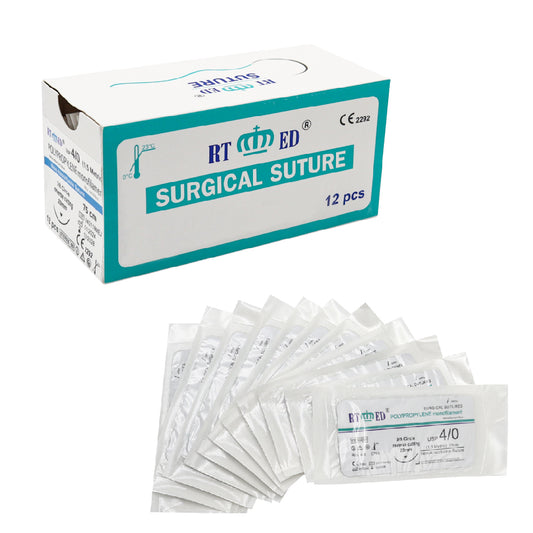 Polypropylene Suture Thread Kit 4/0 - Pack of 12 - Stellmacher Instruments inc.