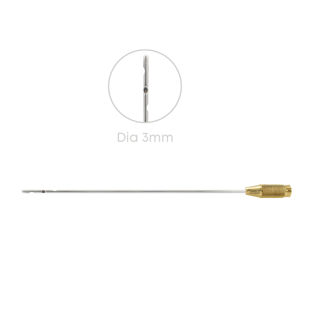 Liposuction Cannula 3 holes diagonal - Stellmacher Instruments inc.