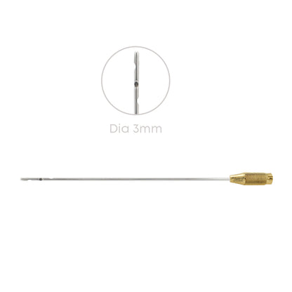 Liposuction Cannula 3 holes diagonal - Stellmacher Instruments inc.