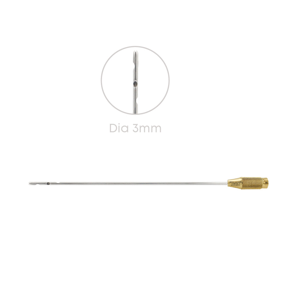 Liposuction Cannula 3 holes diagonal - Stellmacher Instruments inc.