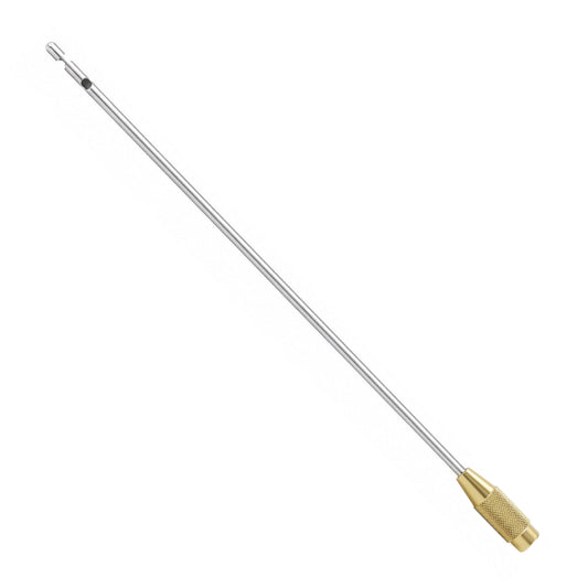 Tri-Port Liposuction Cannula – 30 cm | 1 Central + 2 Lateral Holes | 3–6 mm - Stellmacher Instruments inc.
