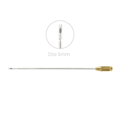 Liposuction Cannula - One Central & Two Lateral Holes