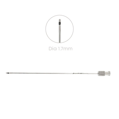 Face Liposuction Cannula – 1.7mm Tip | 5cm & 15cm Lengths