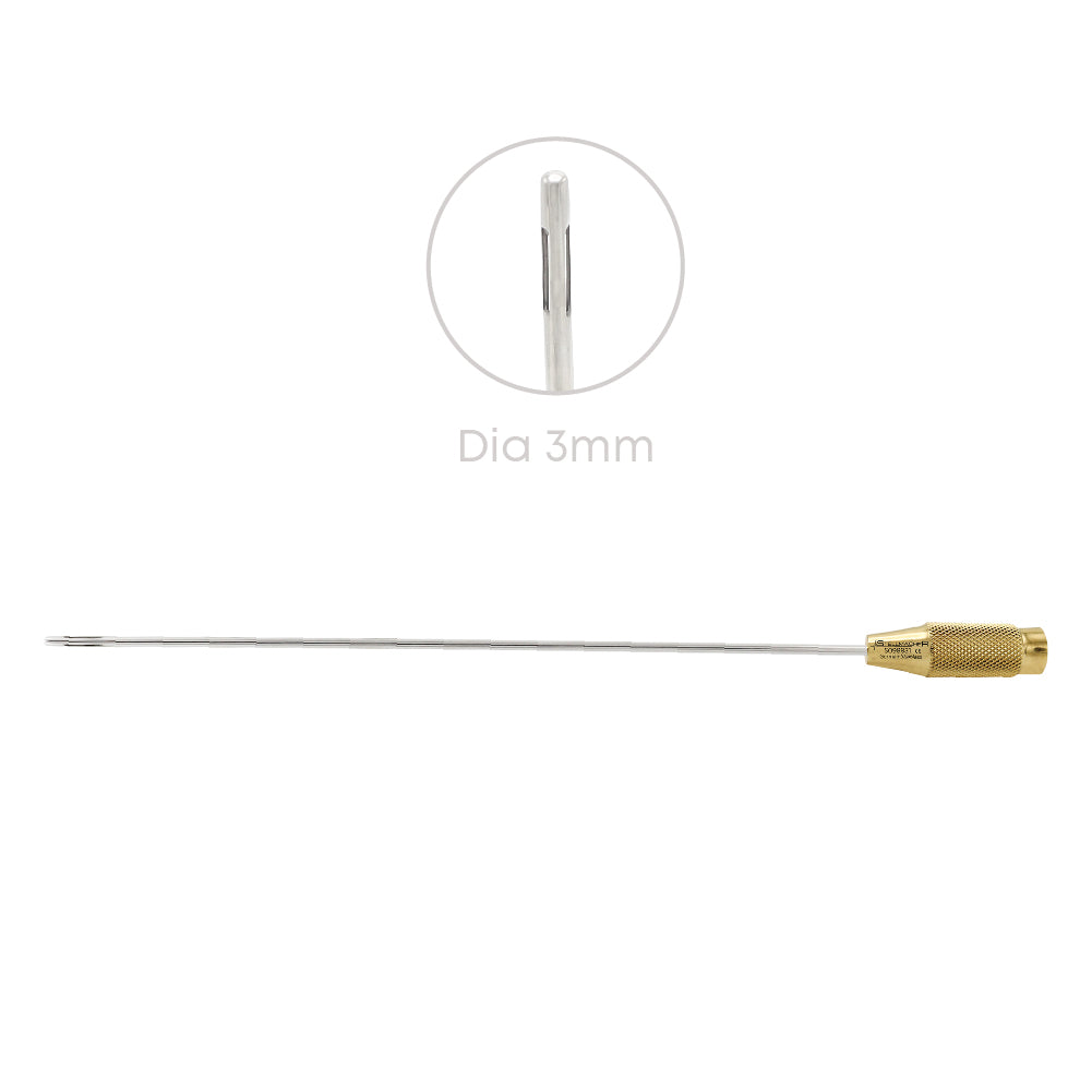 Liposuction Cannula - Three lateral holes - Stellmacher Instruments inc.