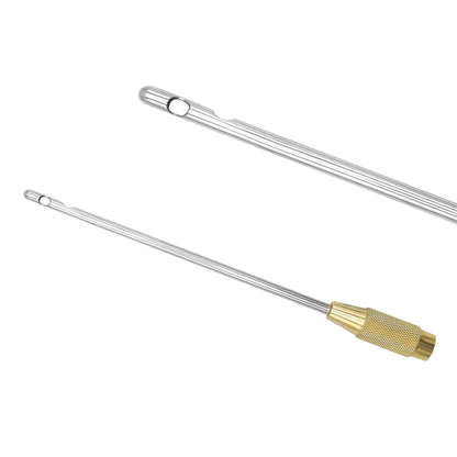 3-Port Liposuction Cannula – 2 Transverse + 1 Central Hole | 4mm & 5mm × 15cm
