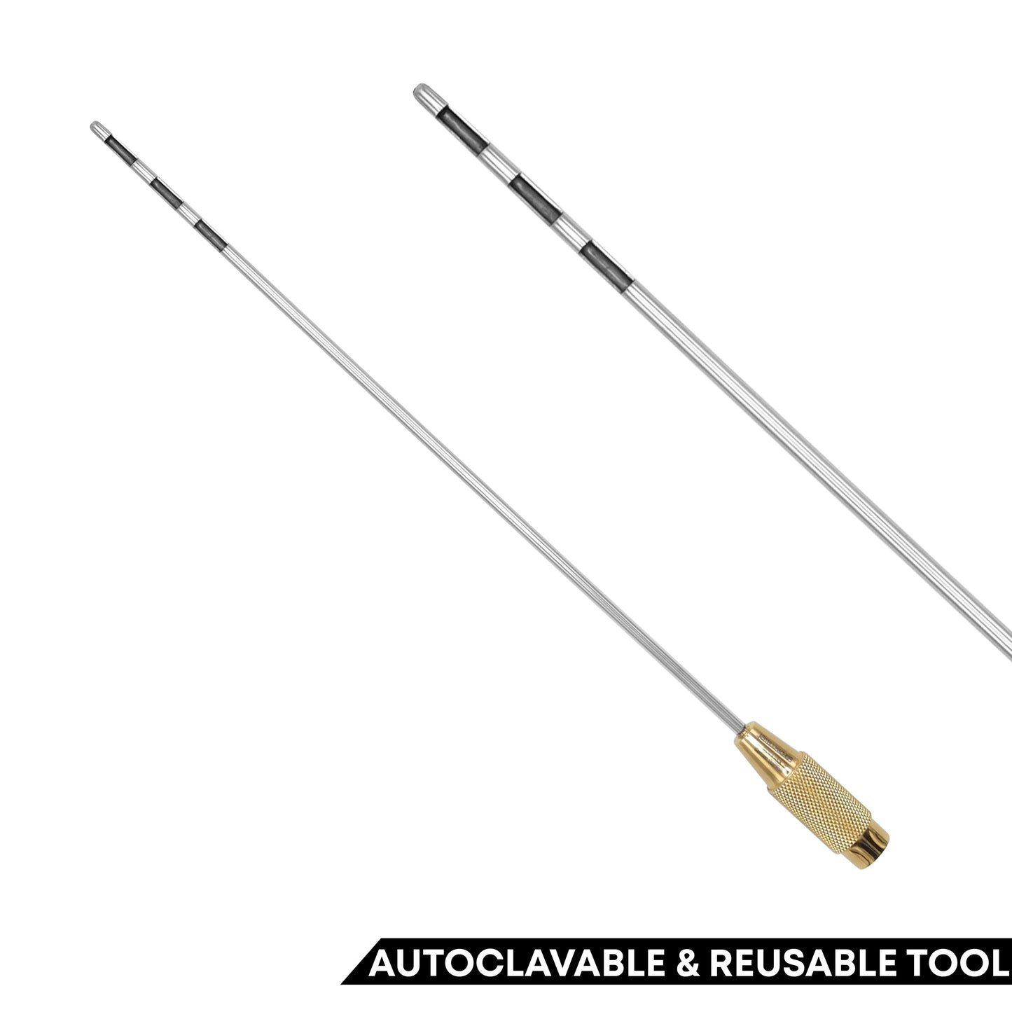 TRIPORT Fournier Liposuction Cannula – 3 Straight Holes