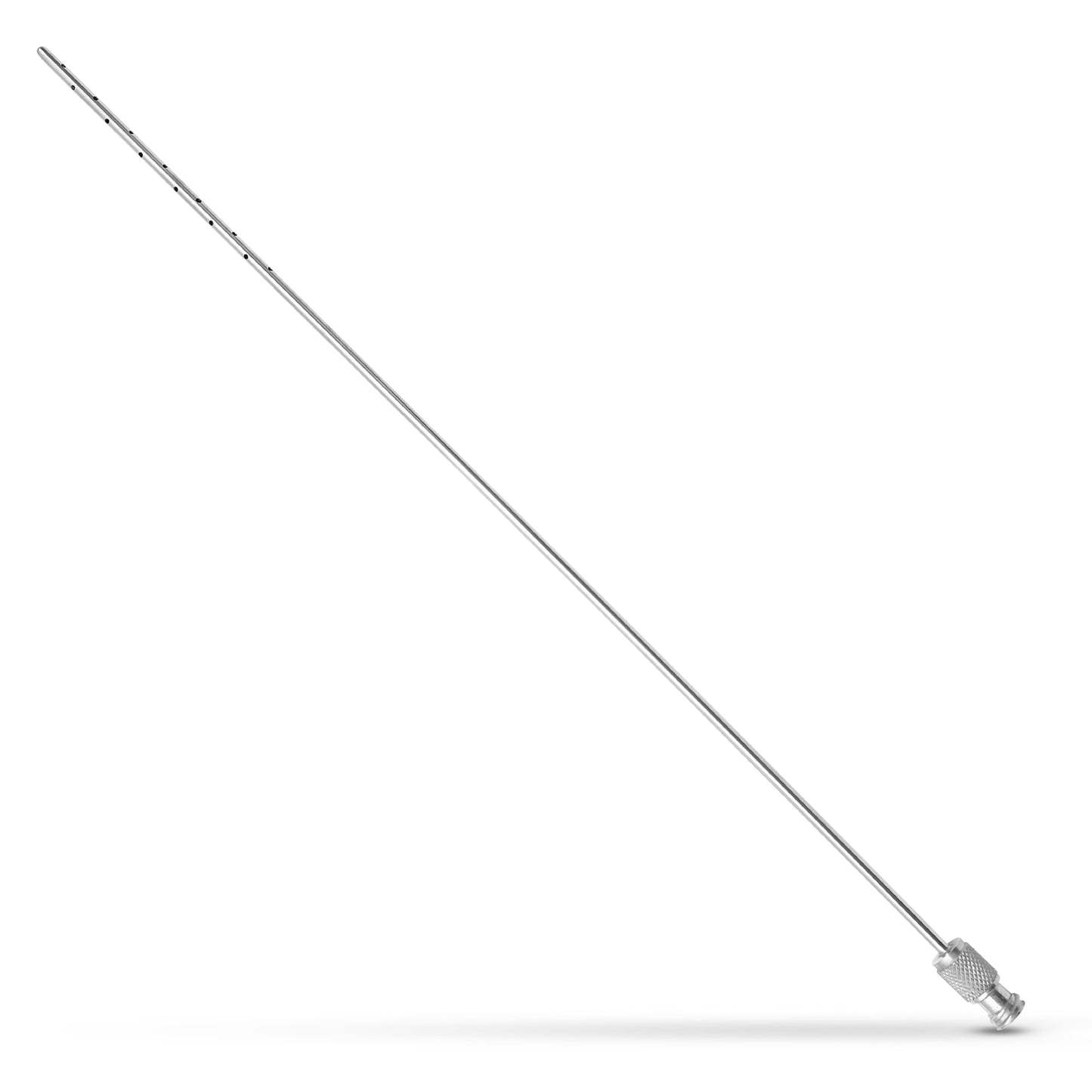 ENTNER Multiport Liposuction Cannula – 26 Holes, Ø2.5mm × 25cm, Luer-Lock
