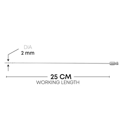 10-Hole Tumescent Infiltration Cannula – Ø2mm × 25cm, Luer-Lock