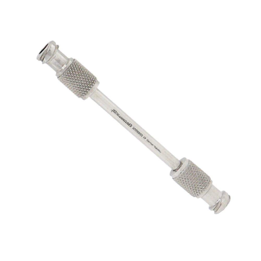 Transfer adapter for luer-lock syringes, length 7.5 cm