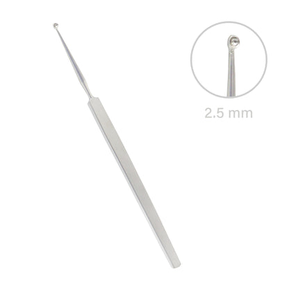 Hebra Chalazion Curette – 2.5 mm Serrated