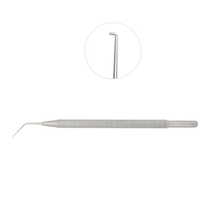Sinskey Lens Hook — Reverse 0.2mm Tip, Angled IOL Manipulator, 115mm (Stainless Steel)