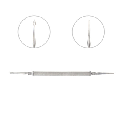 Foreign Body Spud / Needle – Straight Tip, 3mm Width, 15cm Length