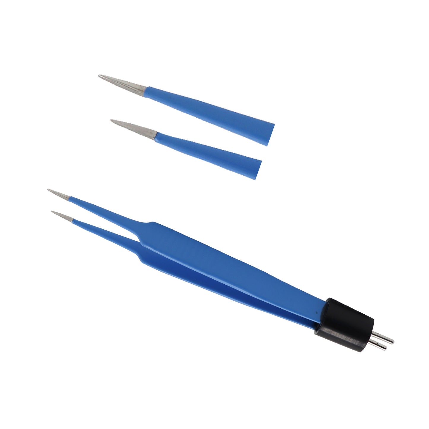 Bipolar Forceps Jeweller#5 110mm, 0.5mm Tip Straight US Two Pin Fitting