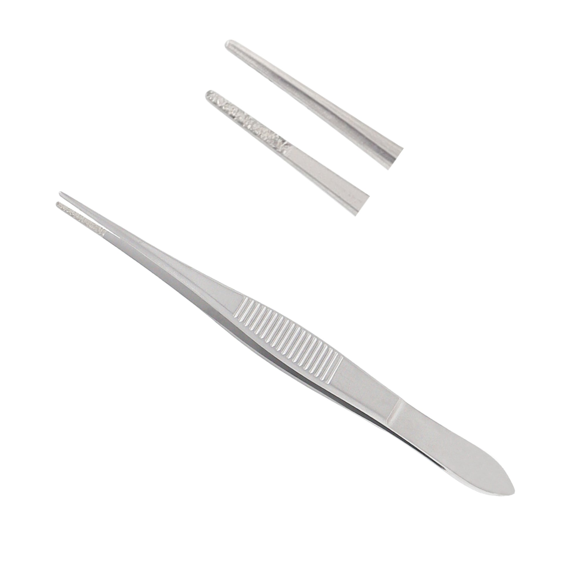 Bandage Lens Forceps – 10.5cm with Diamond Dust Tip