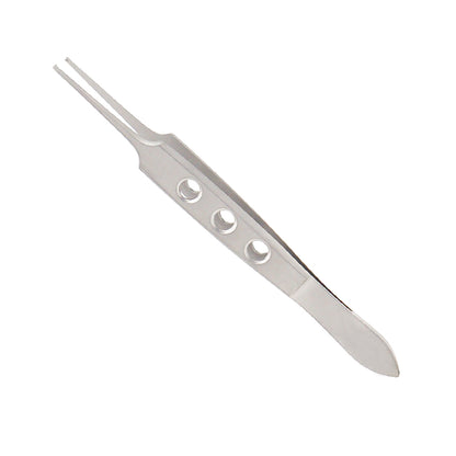 Bishop Harmon Iris Forceps Straight, 1×2 teeth, 0.7mm, overall length 9 cm