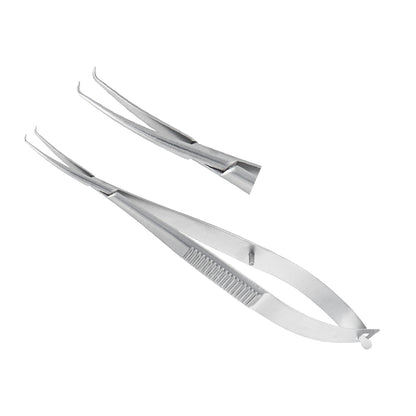 Clayman Implantation Lens forceps, overall length 12 cm