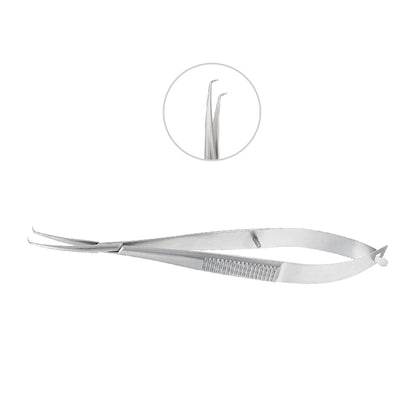 Clayman Implantation Lens forceps, overall length 12 cm