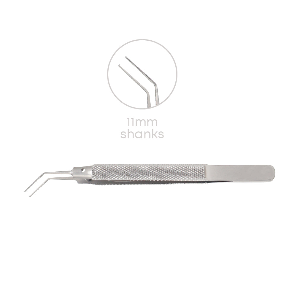 Utrata Micro Capsulorhexis forceps, round handle, for 11 mm shanks, 10.5 cm long