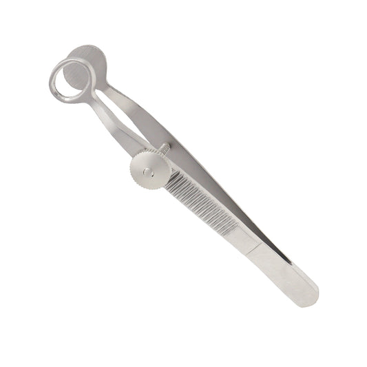 Desmarres Chalazion forceps, oval, O.D 13 mm, overall length 9cm, small