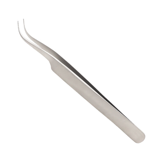 Jewelers forceps curved No. 7, overall length 12 cm