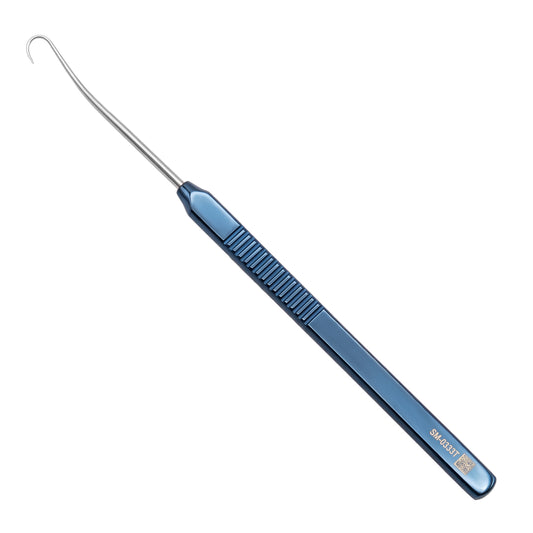 Scobee Oblique Muscle Hook Curved 4.5mm Titanium Ophthalmic Instrument