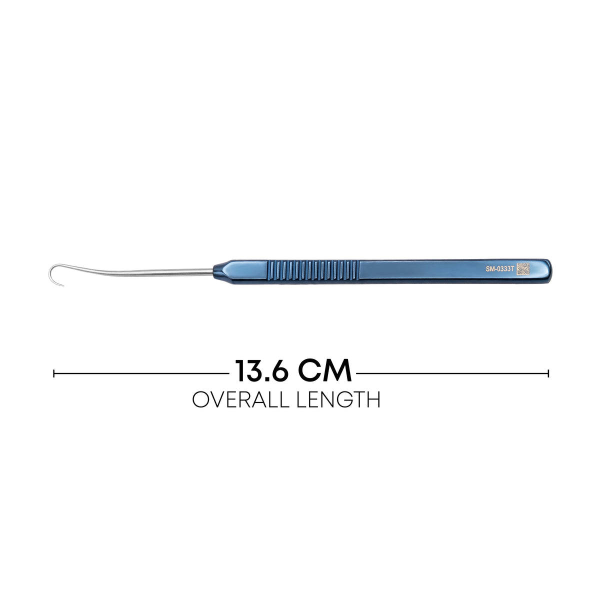Scobee Oblique Muscle Hook Curved 4.5mm Titanium Ophthalmic Instrument