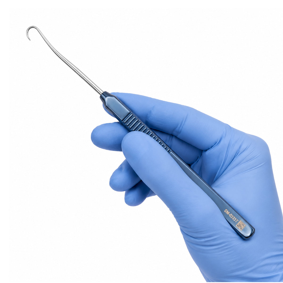 Scobee Oblique Muscle Hook Curved 4.5mm Titanium Ophthalmic Instrument