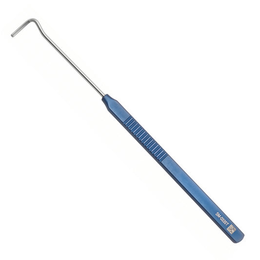 Rychwalski Muscle Hook with Groove – Titanium Ophthalmic Instrument