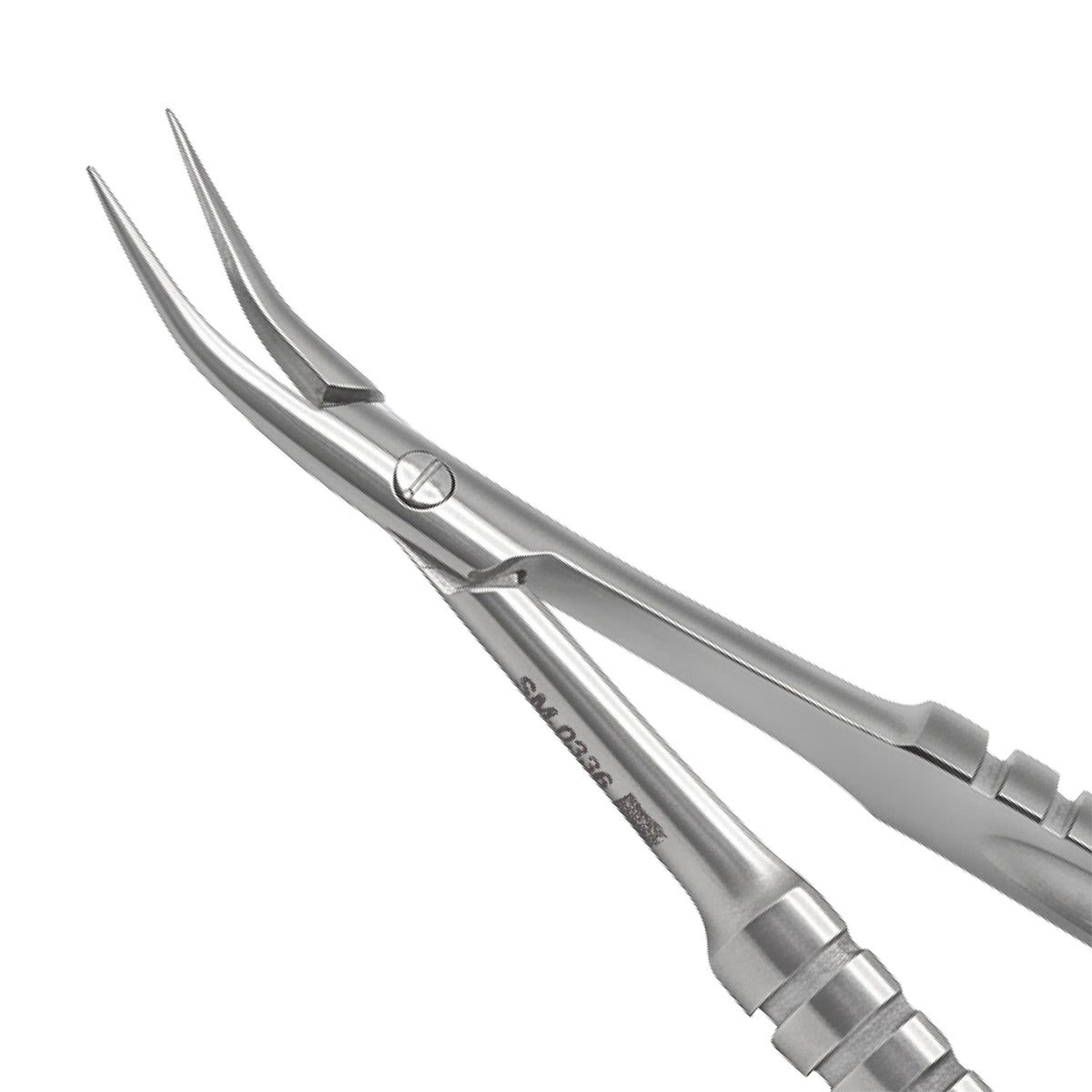 Cartridge Loading Forceps 30° Angled Long Jaws 12 cm