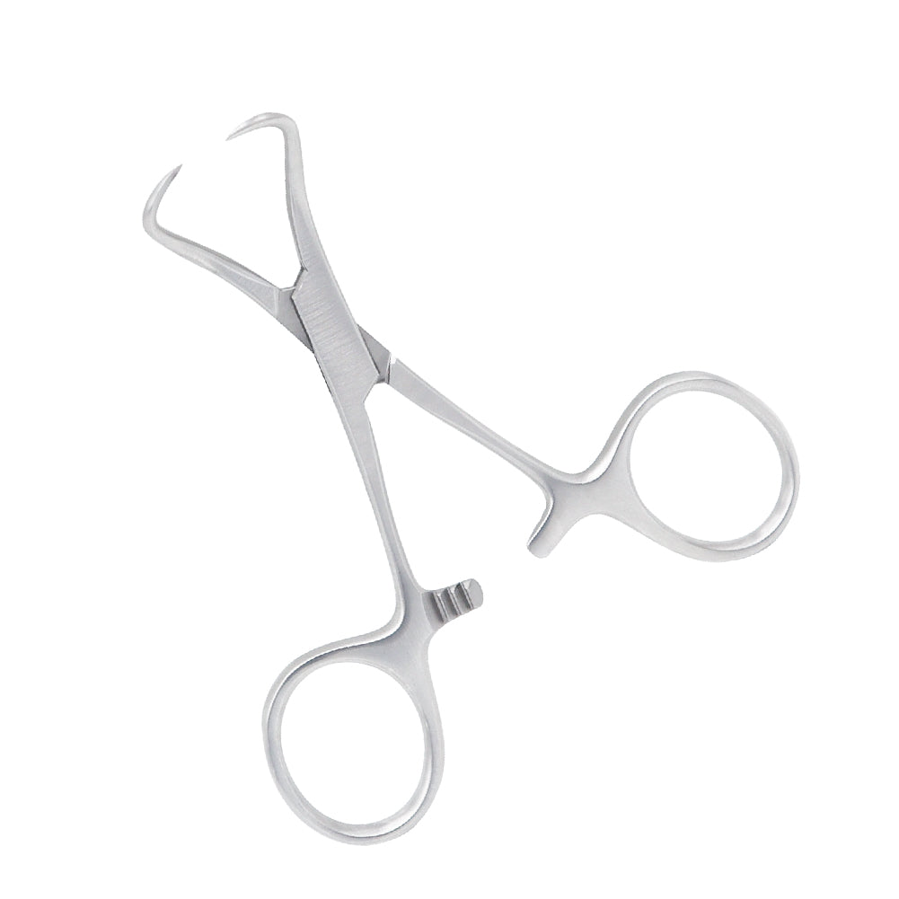 Backhaus Towel Forceps, overall length 9.5 cm