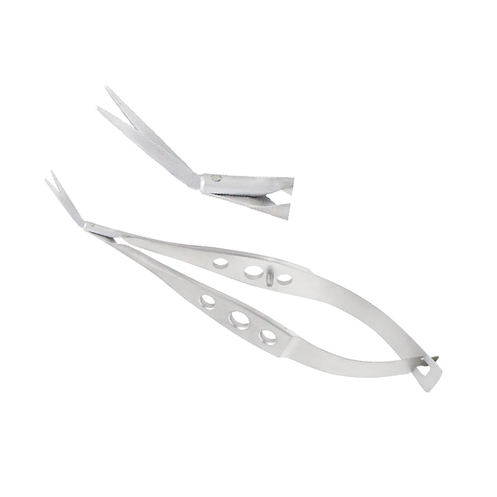 Ong Capsule scissors, angled forward, overall length 9 cm