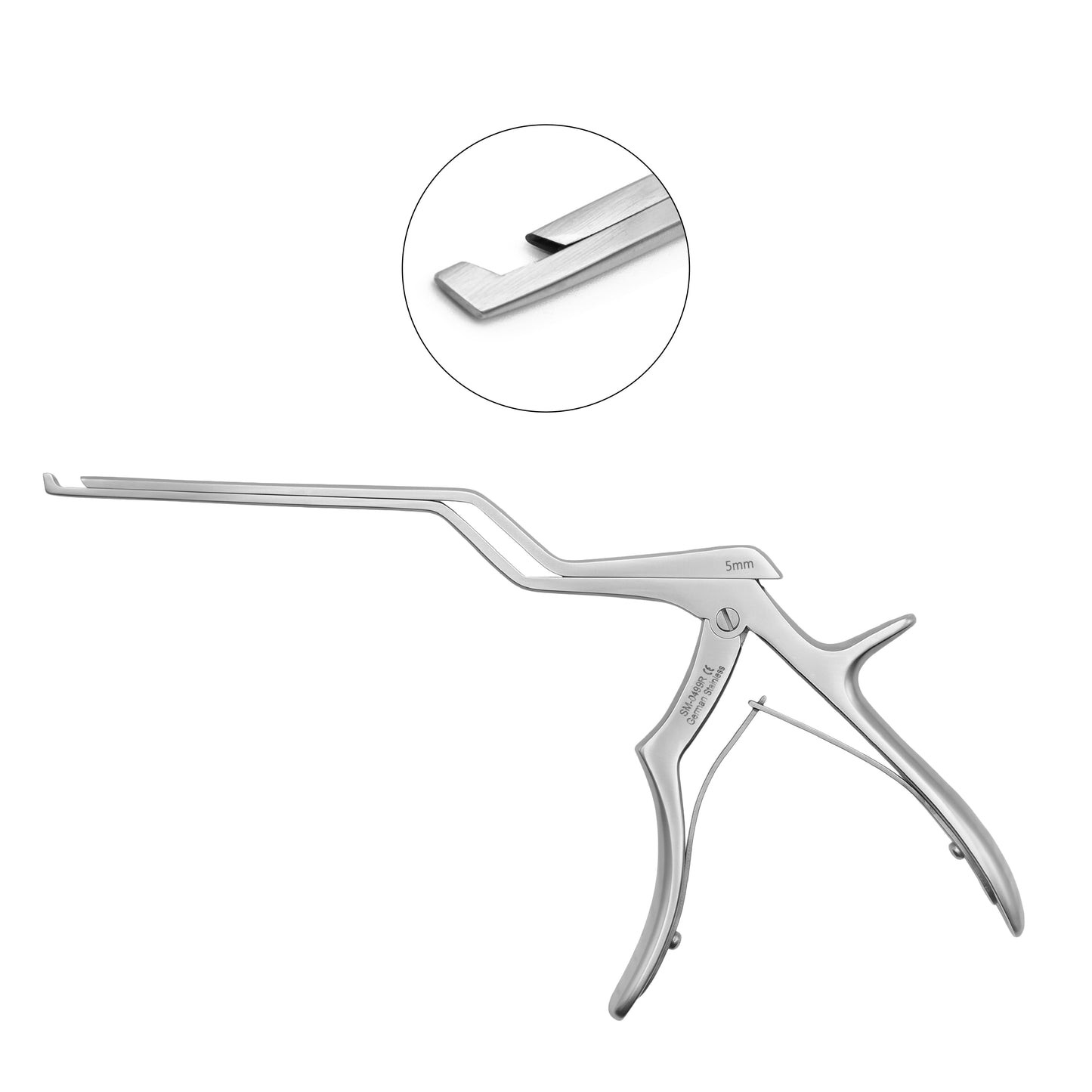 Bayonet Kerrison Punch 45° Upbiting | 240mm Spine Instrument