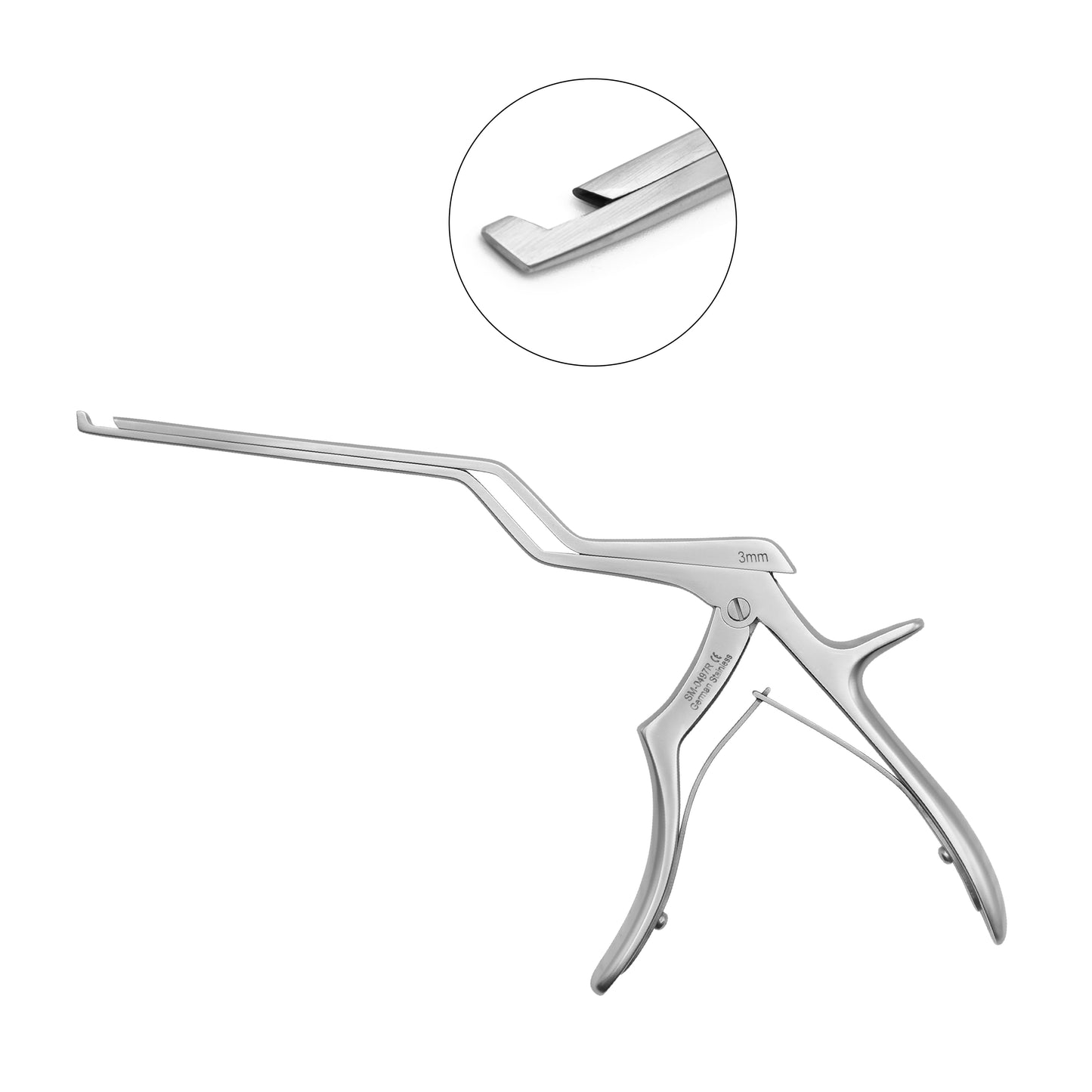 Bayonet Kerrison Punch 45° Upbiting | 240mm Spine Instrument