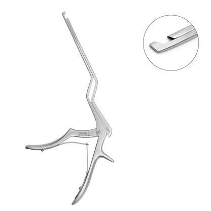 Bayonet Kerrison Punch 45° Upbiting | 240mm Spine Instrument