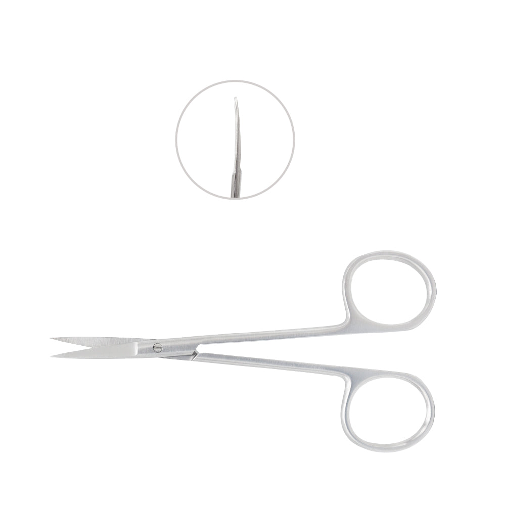 Eye Scissor, curved, pointed-pointed, 11.5cm